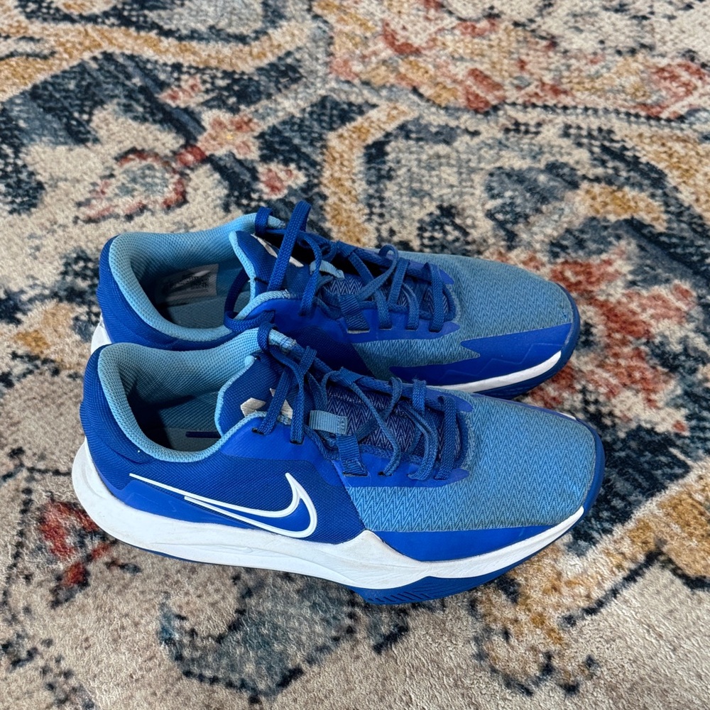 Nike Blue Basketball Sneakers - Lightweight Comfort size 8 women’s